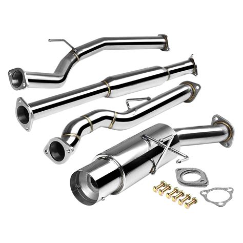 For Honda Civic 12 15 Stainless Steel Cat Back Exhaust System W Single
