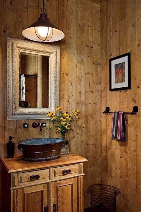 Rustic design incorporates unrefined elements, from towering stone to reclaimed wood. Best 27 Amazing Small Rustic Bathroom Decorating Ideas On ...