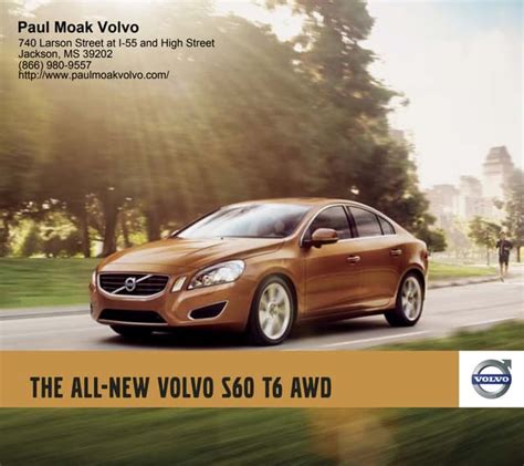 2013 Volvo S60 Brochure Chicago Volvo Dealer