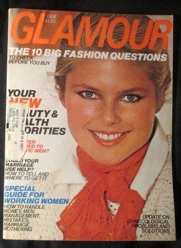 Christie Brinkley Fashion Covers February 1977 Cover With Christie