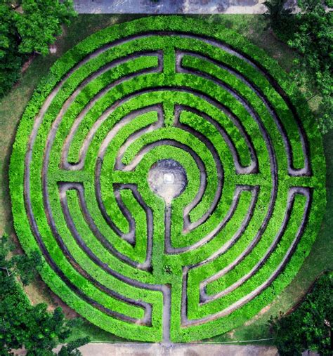 Amazing Maze Garden At The Labyrinth In Toledo City