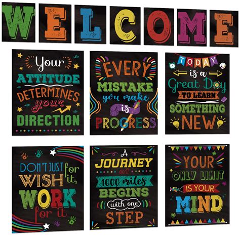 Buy 13 Pieces Motivational S For Classroom Laminated Inspirational