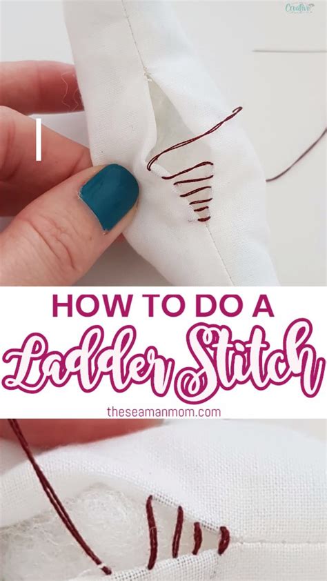 Learn How To Do An Invisible Hand Stitch Also Known As Slip Stitch Or Blind Stitch With This