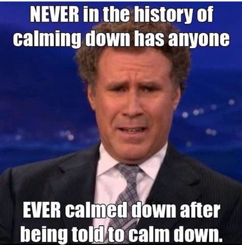 Dont Tell Me To Calm Down Meme