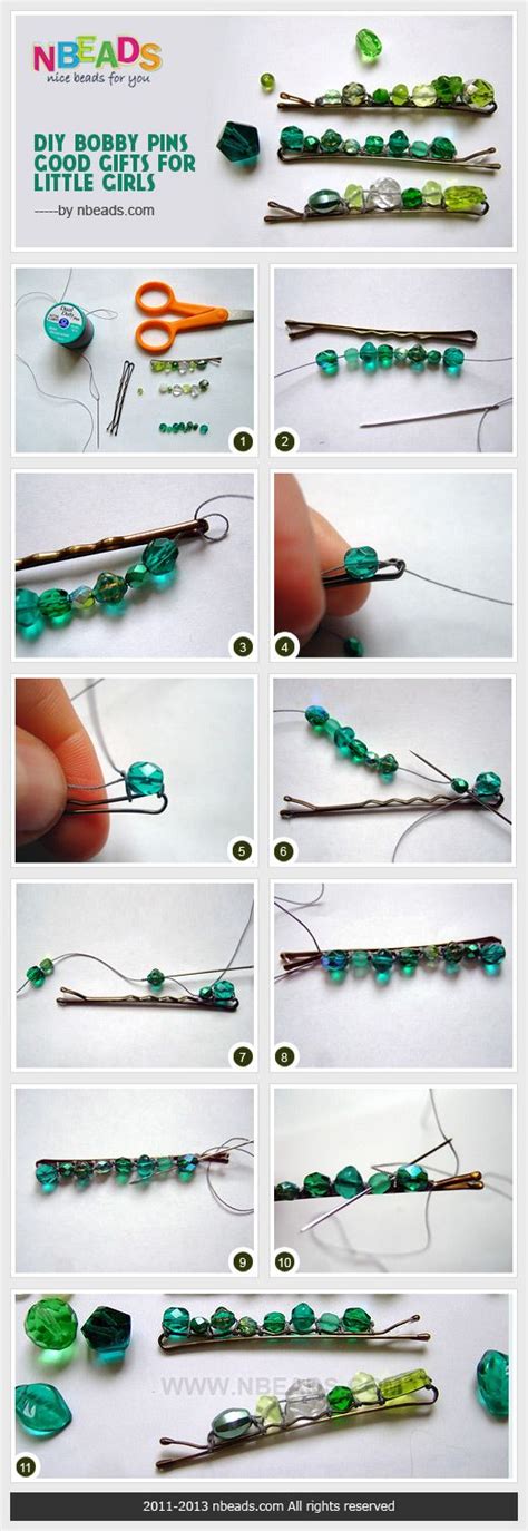 Diy Bobby Pins Good Ts For Little Girls Jewelry Diy Hair Jewelry