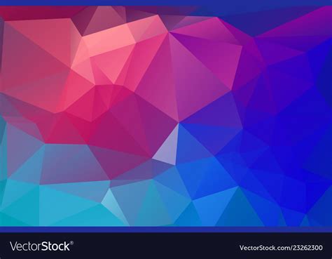 Flat Color Geometric Triangle Wallpaper Royalty Free Vector