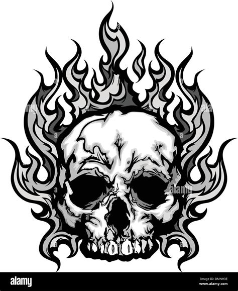 Top 100 Skull And Flames Tattoo