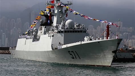 Bbc News In Pictures Chinese Warships Dock In Hong Kong
