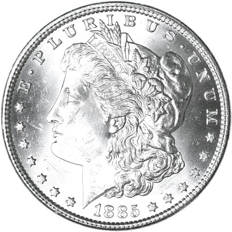 1885 P Morgan Silver Dollar Bu Us Mint Coin Daves Collectible Coins