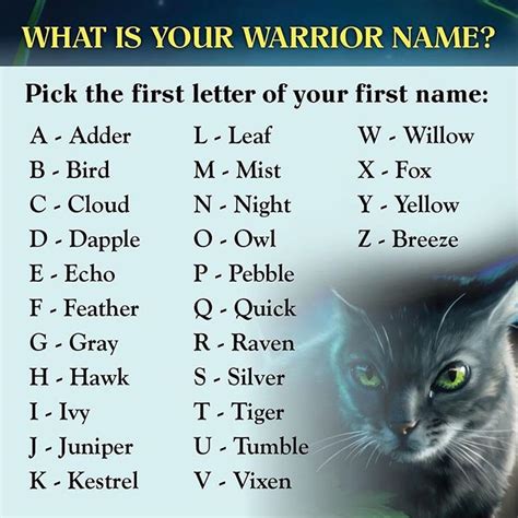 Warrior Cat Name Ideas For White Cats