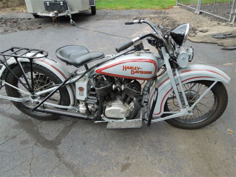 1932 Harley Flathead 74 Vl Big Twin Side Valve Knucklehead Panhead 80