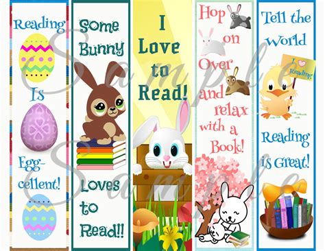 Printable Easter Bookmarks Printable Word Searches