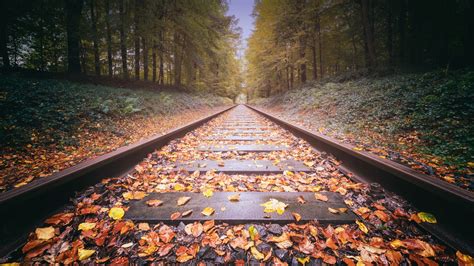 X Railway Track K Hd K Wallpapers Images Backgrounds Photos