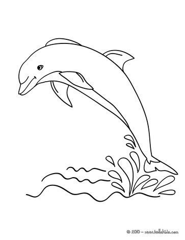 Kostenloses delphin ausmalbild f r kinder zum ausdrucken und ausmalen. Malvorlagen Delfin Zeichnen