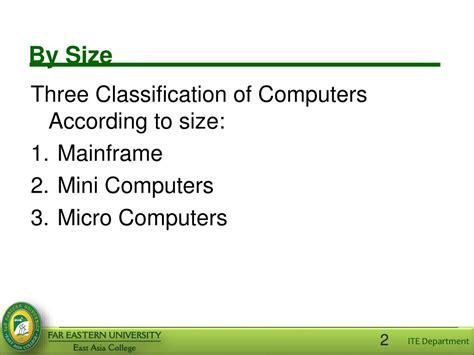 Ppt Classification Of Computers Powerpoint Presentation Free