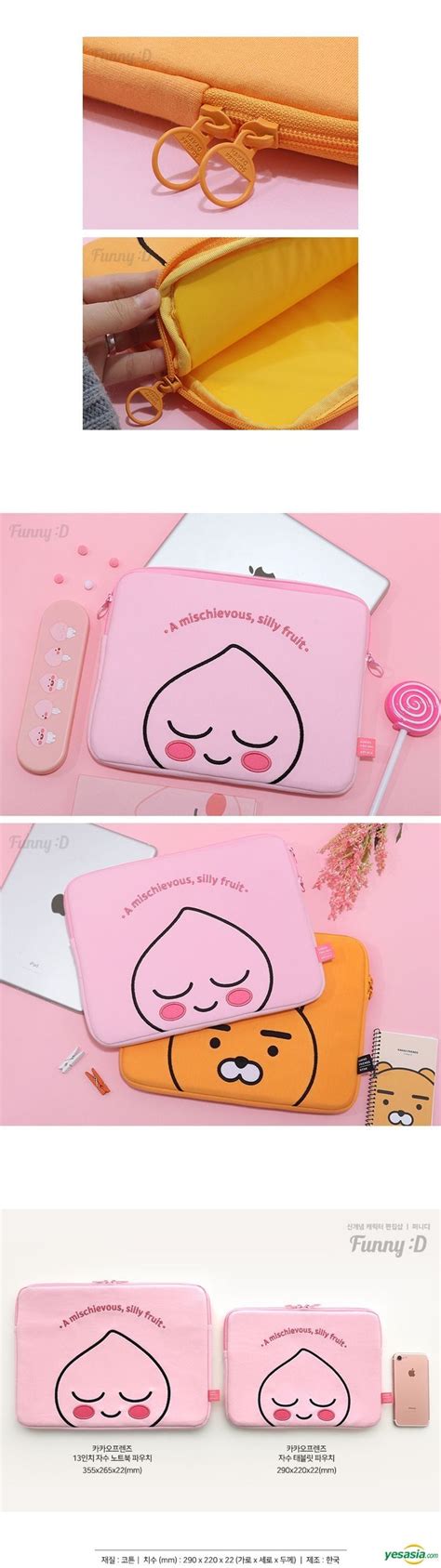 Yesasia Kakao Friends Tablet Pouch Apeach Photopostercelebrity