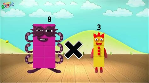 Meet Numberblocks Learn Count 1 To 10 Multiplied By 3 Subtraction