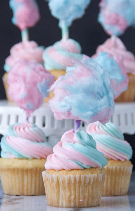Cotton Candy Cupcakes (That Are Almost Too Cute To Eat!) - Boston Girl