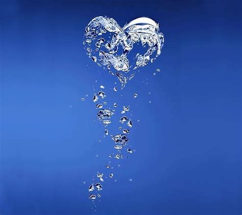 Heart In Water Wallpaper