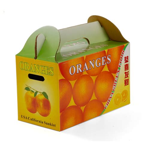 Die Cut Corrugated Cardboard Fruit Packing Boxes Recycled Fruit