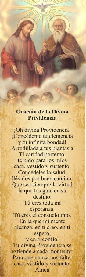 Tarjetas Y Oraciones Catolicas OraciÓn A La Divina Providencia