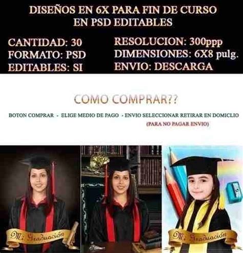 Fondos Graduacion En Psd Plantillas Graduacion X Mercado Libre