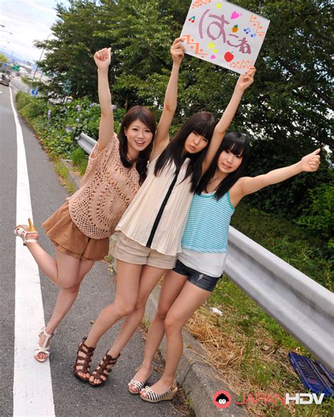 Tw Pornstars Pic Japanhdv Twitter Three Lovely College Girls