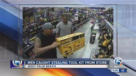 Men Caught Stealing Tool Kit From Store Youtube