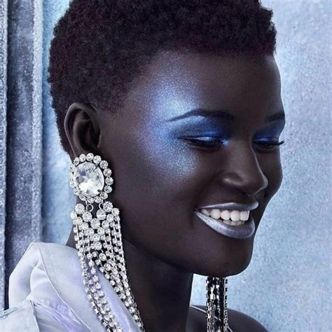 Icy Makeup Inspo With Khoudia Diop Melaniingoddess For Fentybeauty