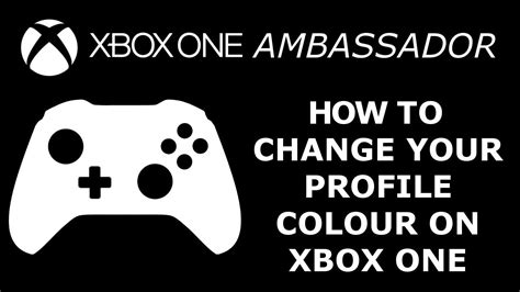 How To Change Your Profile Background Colour On Xbox One X Xbox