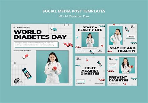 Premium Psd Creative World Diabetes Day Ig Post Templates