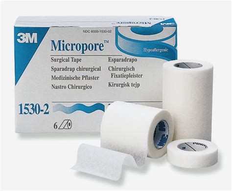 3m Micropore Surgical Tape 1 In X 10 Yd 12 Rollscarton 1530 1 Merit