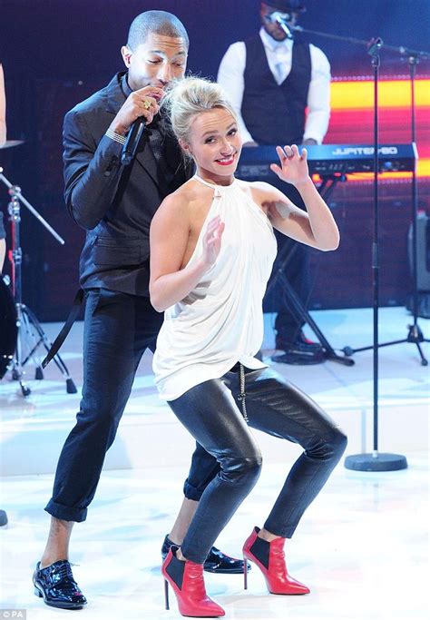 Hayden Panettiere Shows Her Fun Side As She Bumps And Grinds In Leather