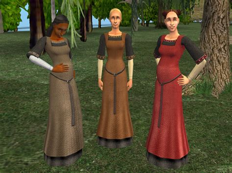 Mod The Sims Medieval Maternity Replacements