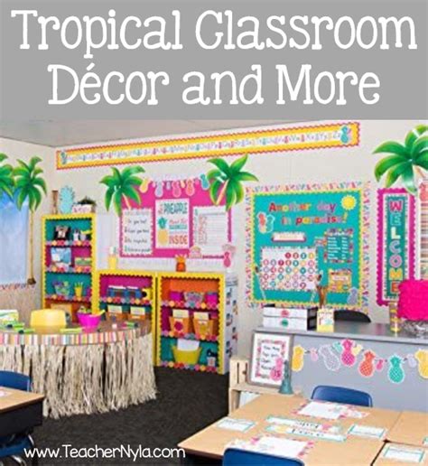 Nyla S Crafty Teaching Tropical Classroom Decor And More