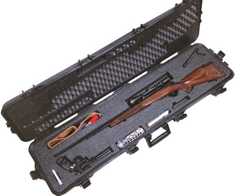 Case Club Waterproof Hunting Rifle Case With Silica Gel And Accessory Box