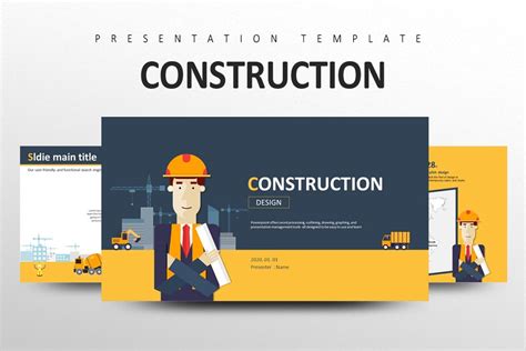 Construction Powerpoint Template For 24