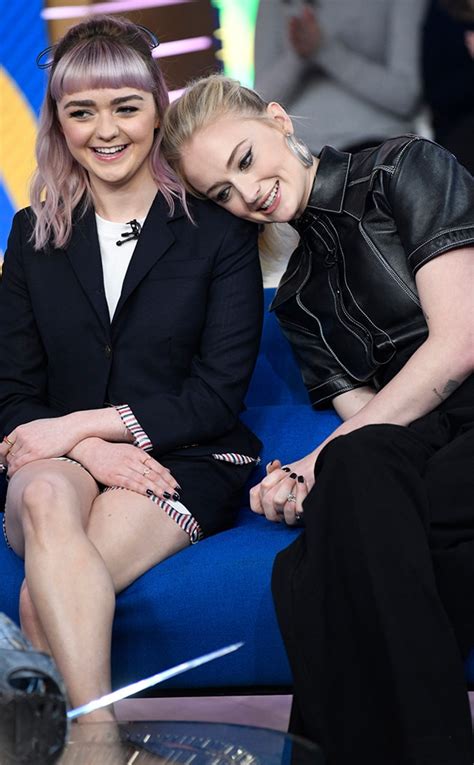 A Shoulder To Lean On From Sophie Turner And Maisie Williams
