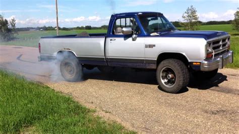 First Gen Cummins Burnout Youtube