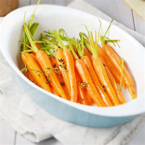 Vegan Buttery Orange Glazed Carrots Wallflower Kitchen