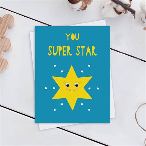 You Super Star Card By Stripeycats