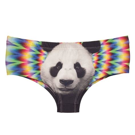 25 Off Fashion Underwear Panda 3d Printing Women Sexy Panties Rosegal