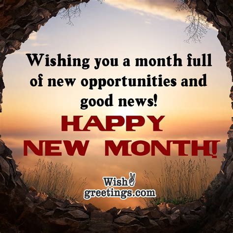 Happy New Month Wishes Wish Greetings