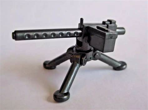 Brickarms M1919 Machine Gun W Tripod For Custom Minifigures New Ww2 S