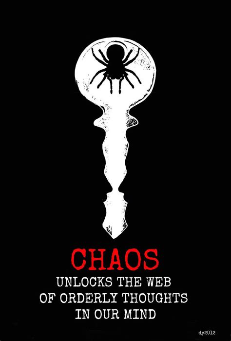 Chaos Is Order Yet Undeciphered Poster Chaos Fanatics