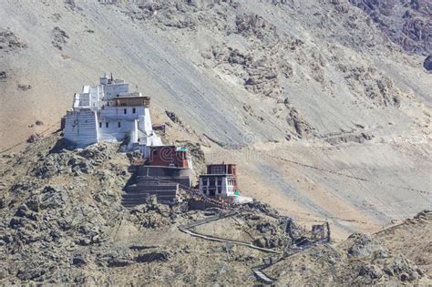 Leh City And Mountain Leh Ladakh India Stock Photo Image Of