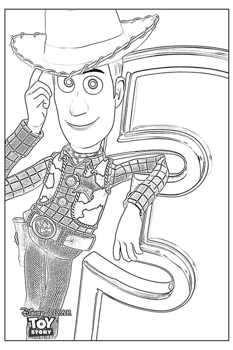 Toy Story Woody Coloring Page Clip Art Library Livre De Coloriage Fils