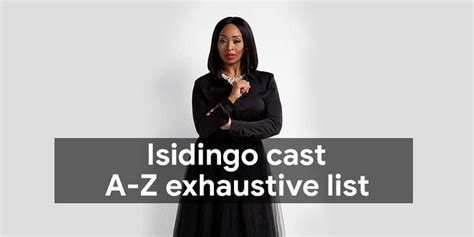 Isidingo Cast A Z Exhaustive List With Pictures Za