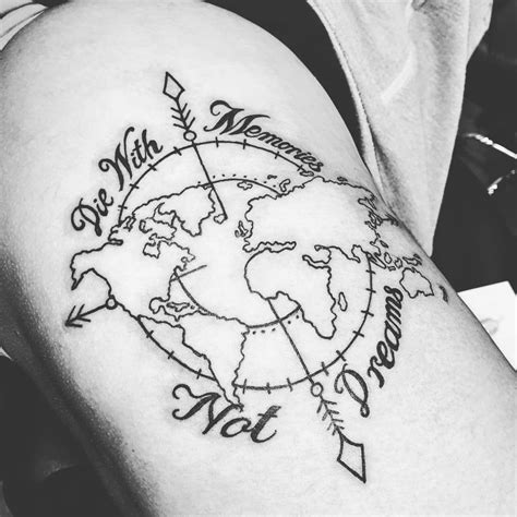 Amazing World Map Tattoo Designs You Need To See Outsons Men S Fashion Tips And Style