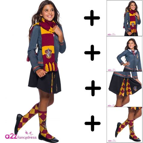 Unisex Harry Potter For Kid Hermione Granger Cosplay Costume Gryffindor